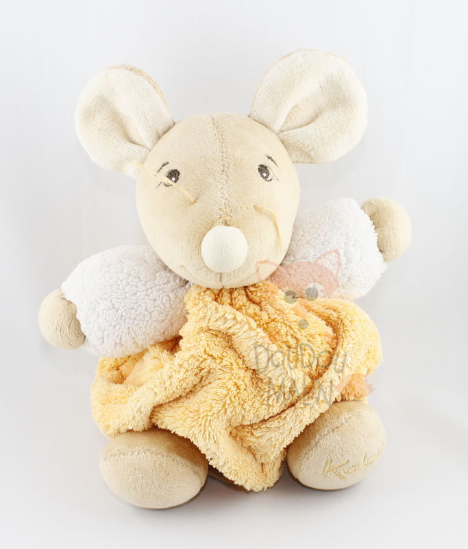  plume baby comforter mouse orange yellow 
